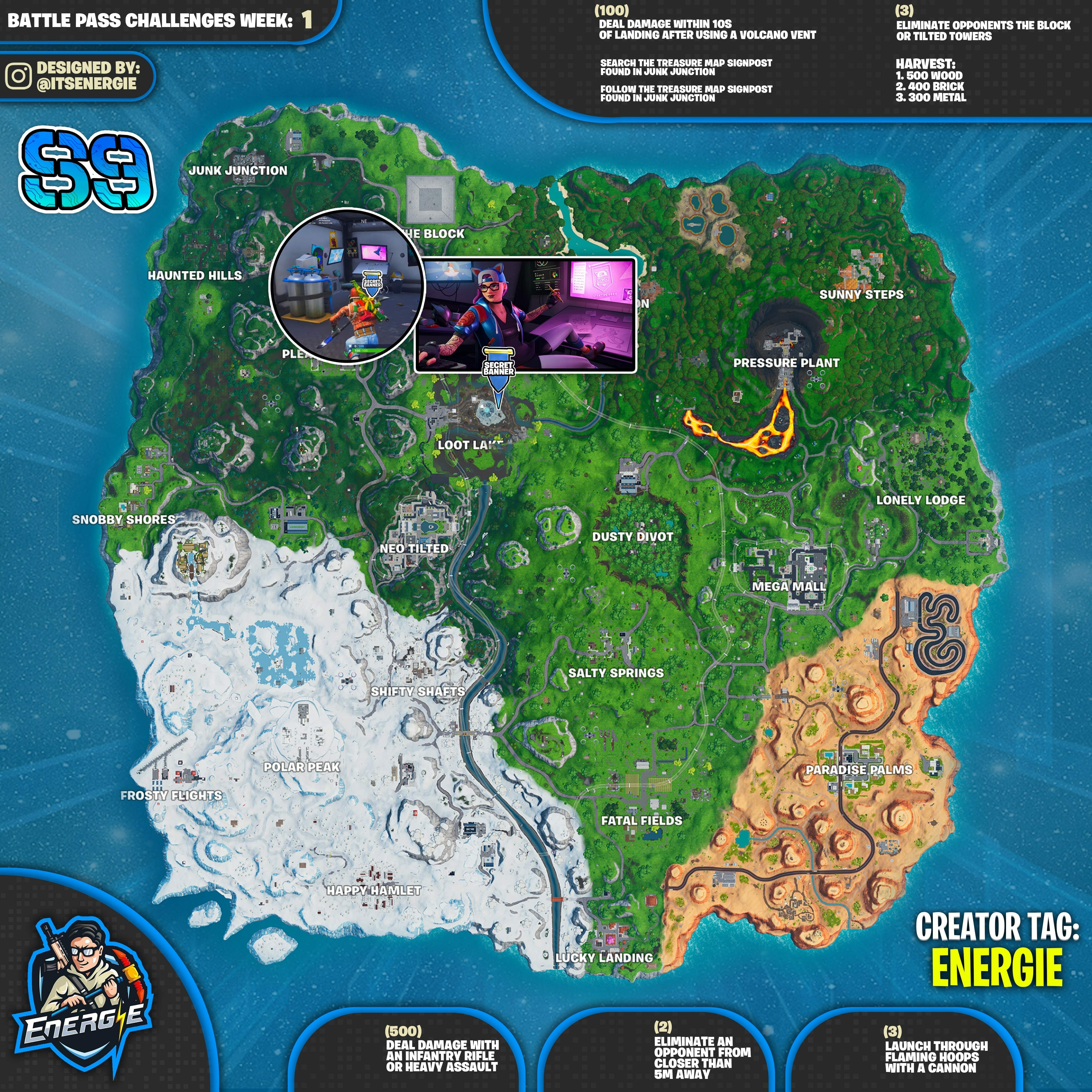 Fortnite Season 9 Week 1