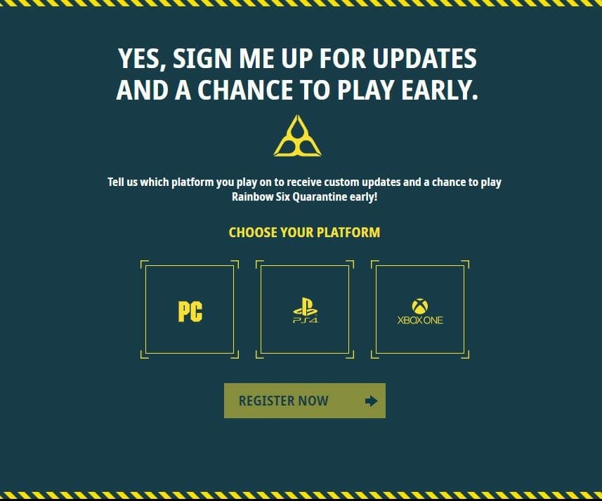 Rainbow Six Quarantine Beta