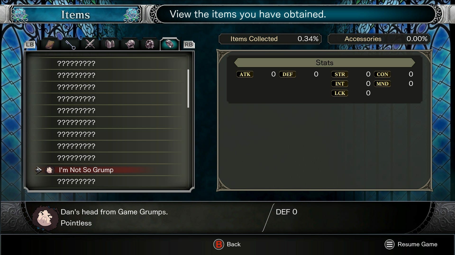 Bloodstained Ritual of The Night Cheat Codes