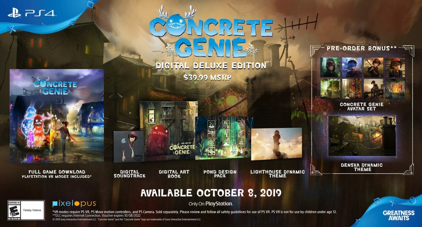 Concrete Genie Pre-Order Bonus