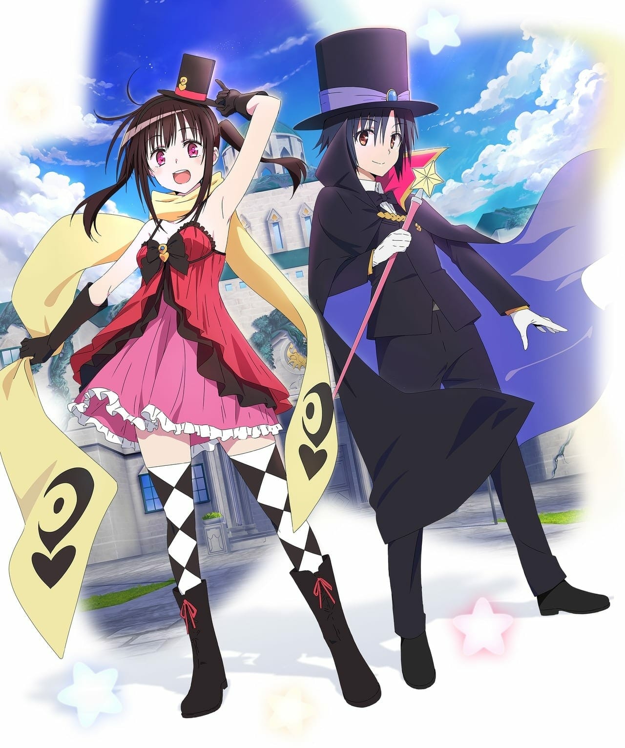 A New Key Visual for Hatena☆Illusion Anime Released