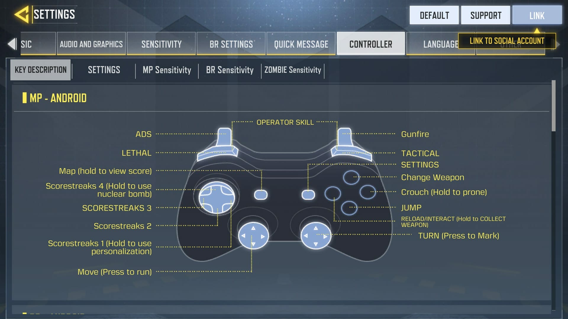 Controller with COD Mobile