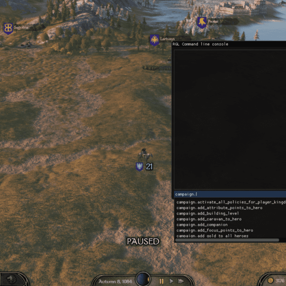 Bannerlord 2 Developer Console Mod