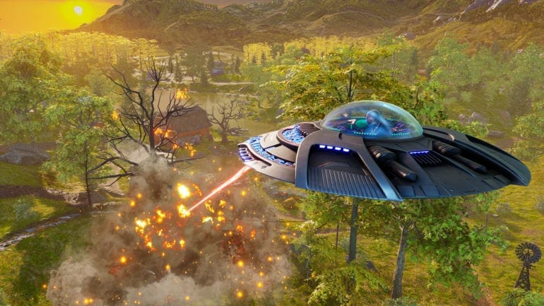 Destroy All Humans depth of field