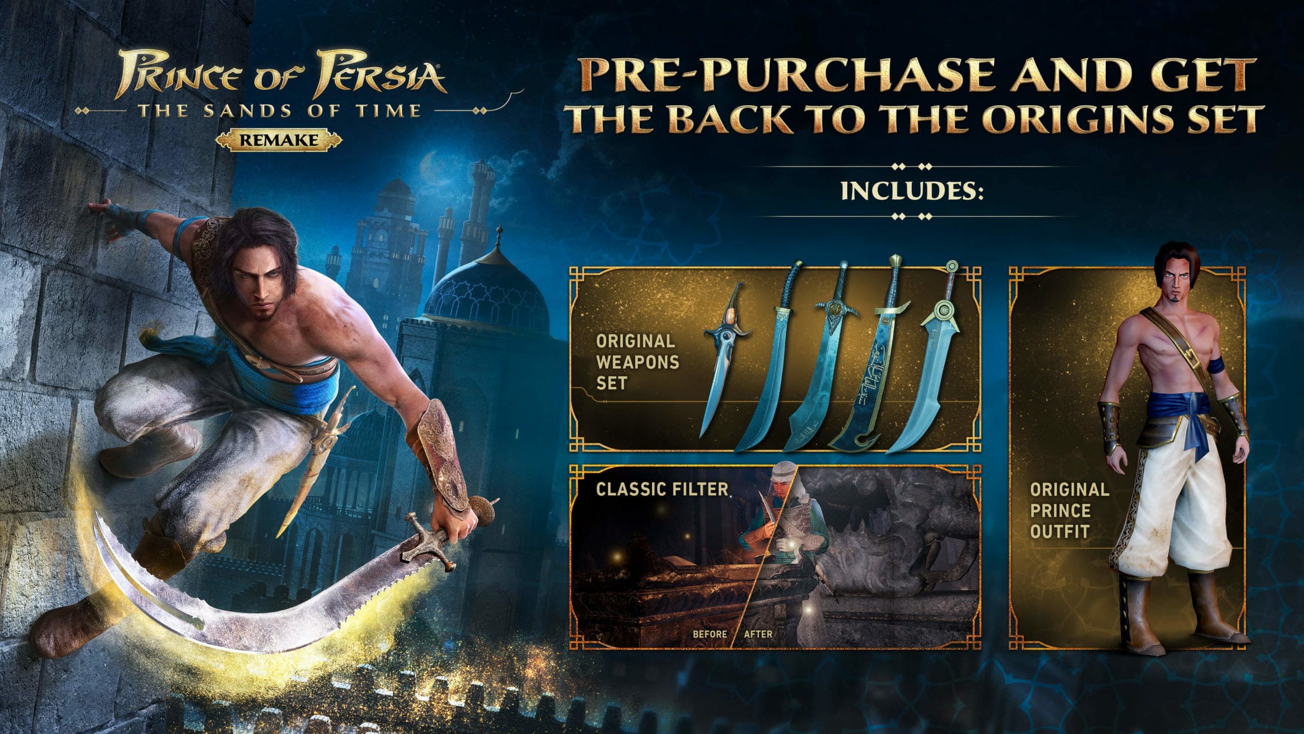 Prince of Persia Sands of Time Remake Pre-Order Bonus