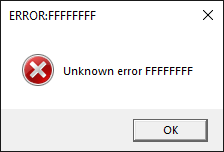 Red Dead Online Unknown Error FFFFFFFF