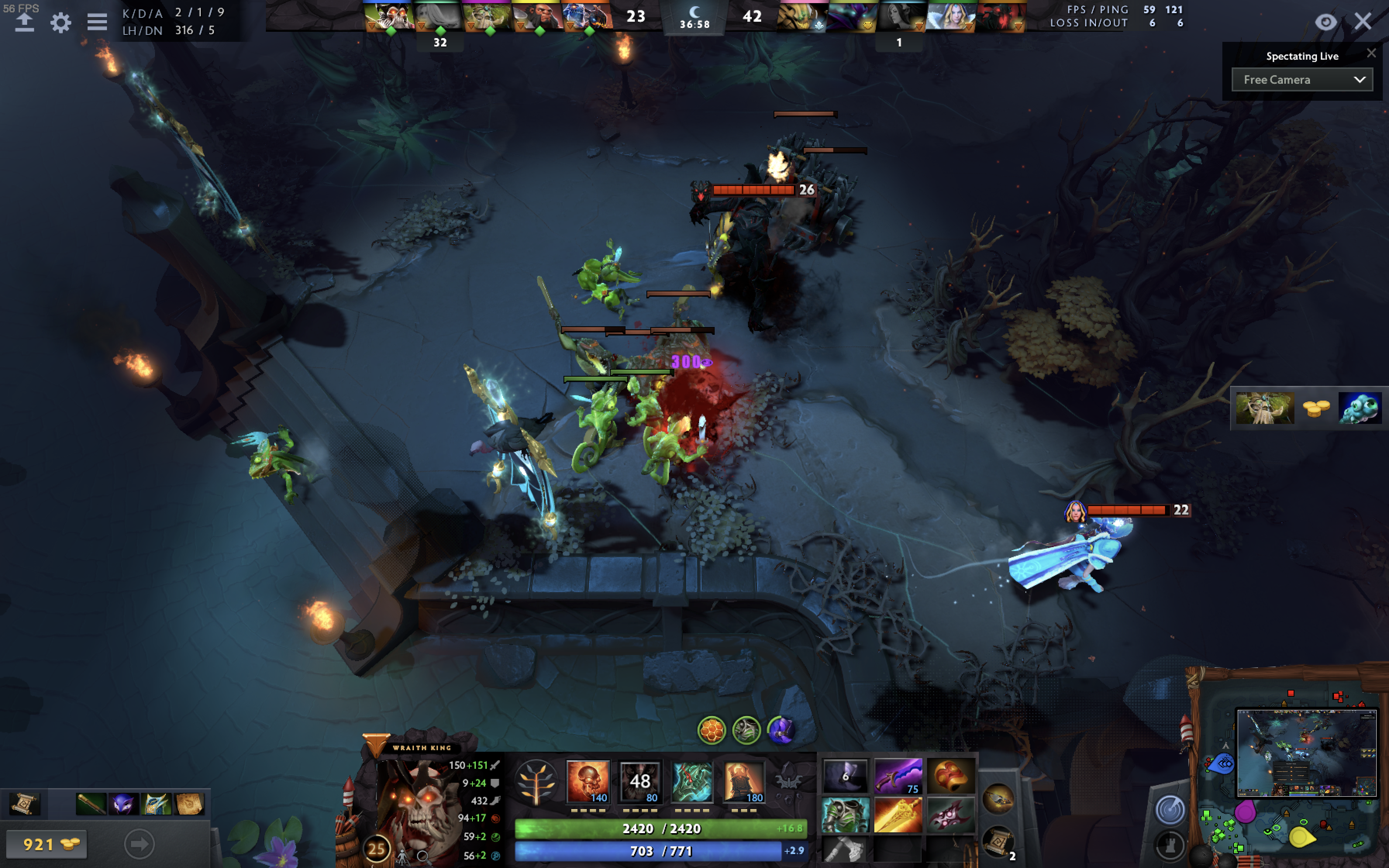 Dota 2 60 FPS Macbook Pro 16