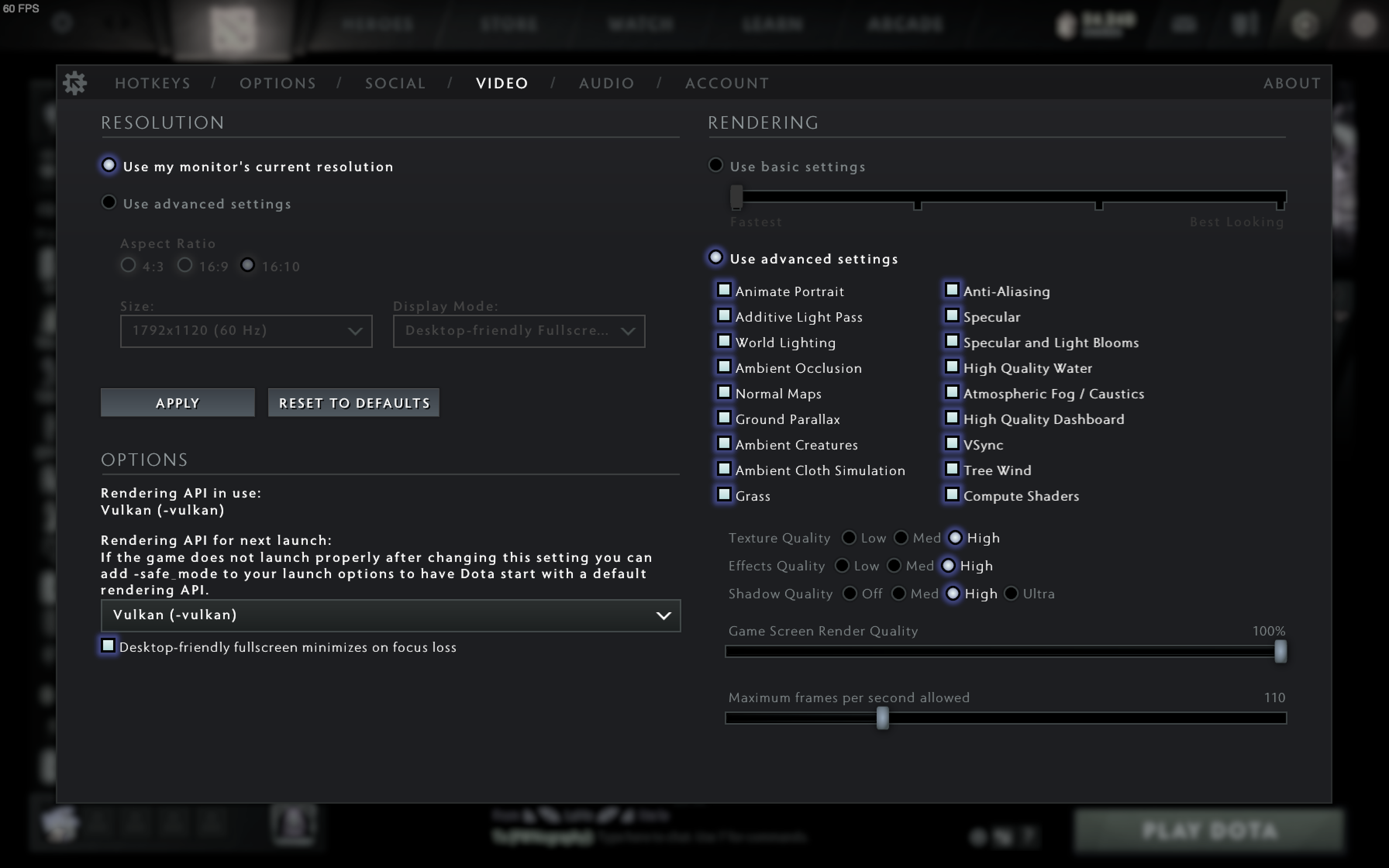 Fps settings for dota 2 фото 73