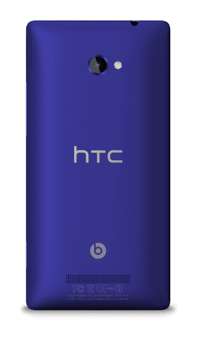 HTC WP 8X back-blue