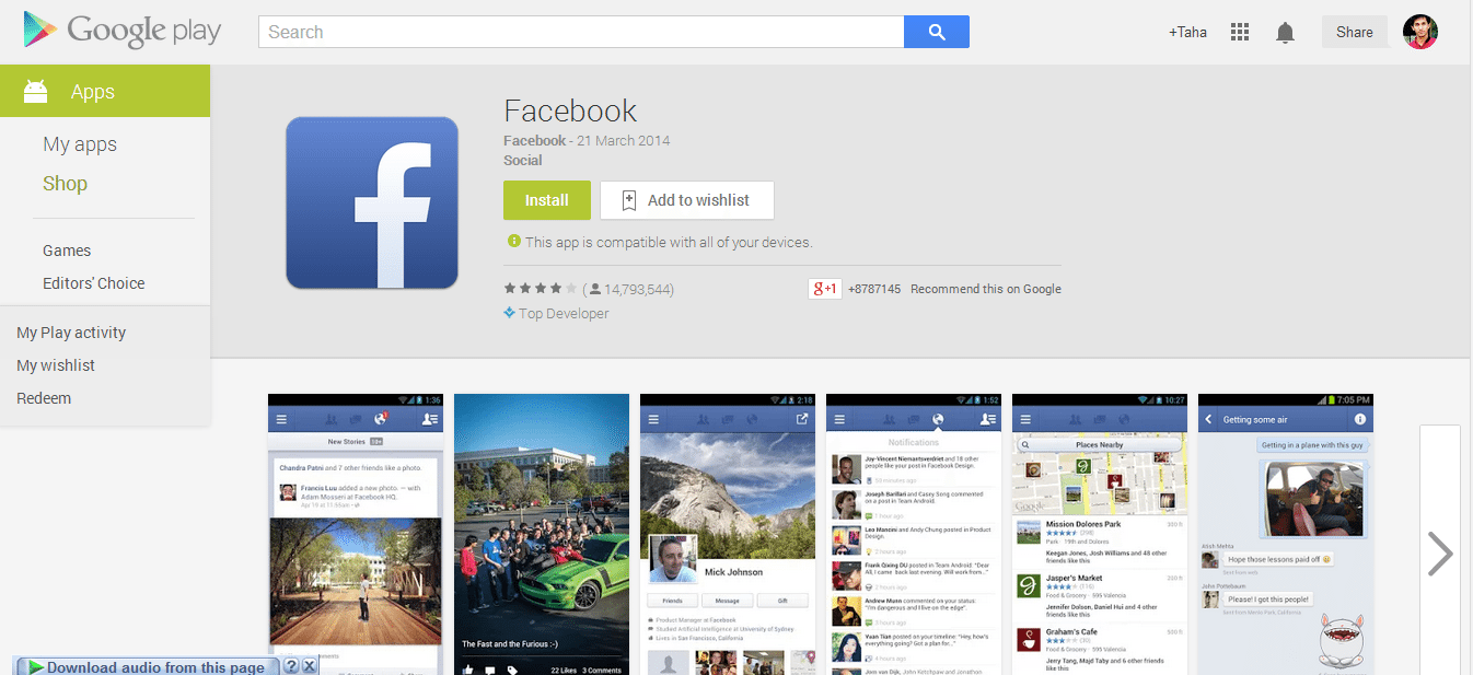 Get new Facebook app for Android Now -TheNerdMag - 1346 x 617 png 146kB